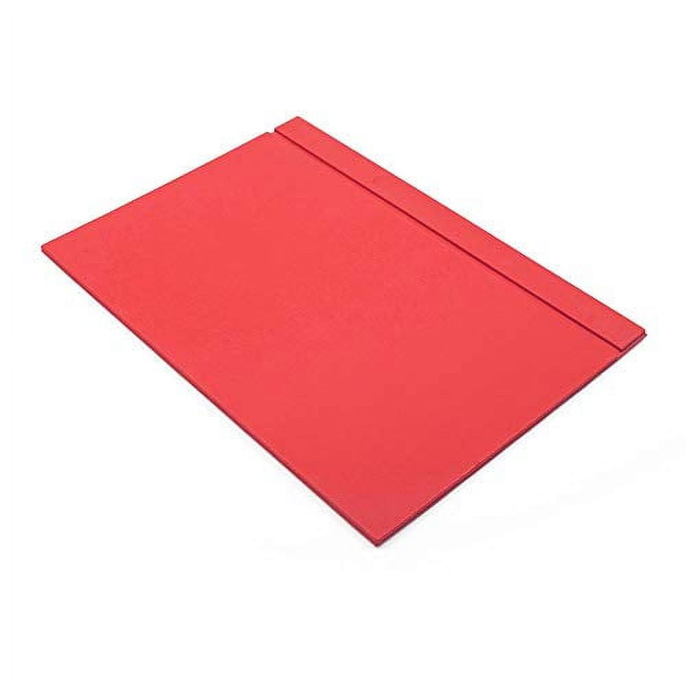Leather Desk Pad with Cover Desk Organizer Office Accessories Desk Accessories Office Supplies Office Organizer (RED)