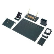 Leather Desk Set-Desk Office Accessories-Office Organizer- Home Office Accessories - Desk Supplies - Desk Storage Organizer -Desk Pad-Storage-12 Pieces -12 PCS