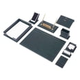 thumbnail image 1 of Leather Desk Set-Desk Office Accessories-Office Organizer- Home Office Accessories - Desk Supplies - Desk Storage Organizer -Desk Pad-Storage-13 Pieces -13 PCS, 1 of 6