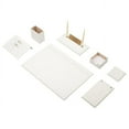 thumbnail image 1 of Leather Desk Set - Desk Organizer Set - Office Desk Pad Accessories - Calendar holder - 9 Accessories-Desk Organizer - Office Desk Accessories - Desktop Storage - 9 PCS, 1 of 7