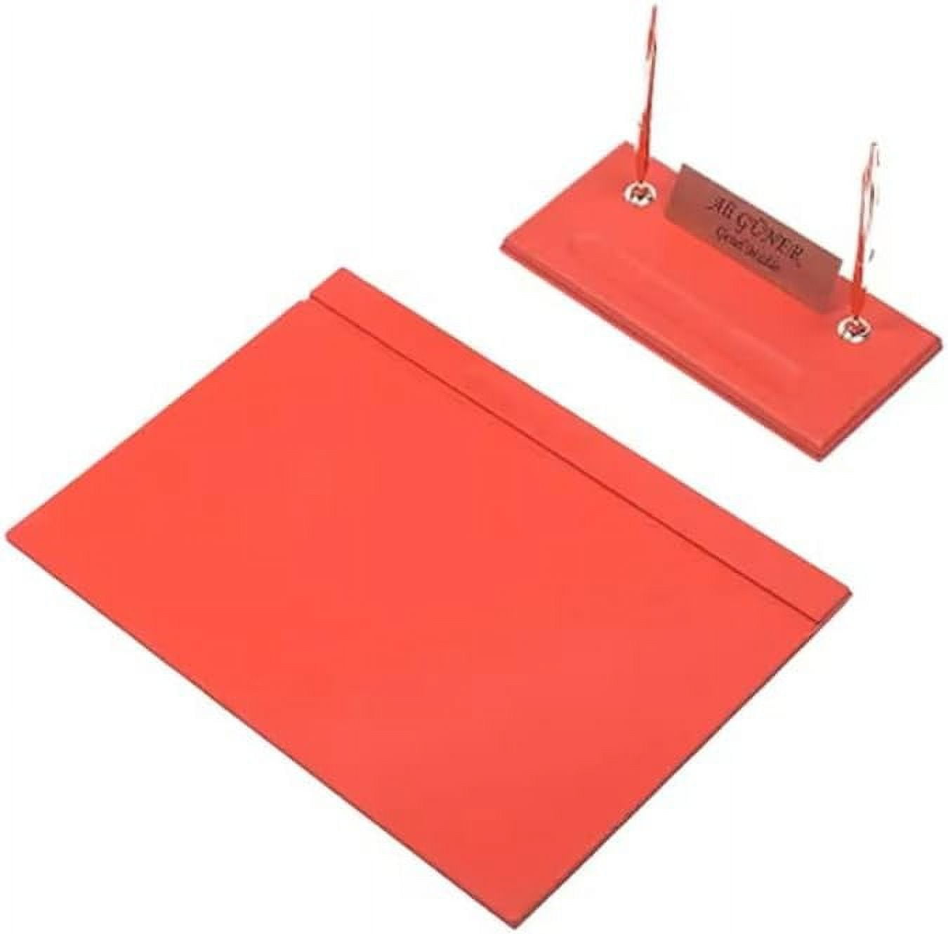 Leather Desk Set - Desk Pad - Name Plate Holder With 2 Pen - 2 Accessories-Desk Organizer - Office Desk Accessories - Desktop Storage Set of 2-2 PCS