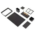 thumbnail image 1 of Leather Desk Set - Desk Organizer Set - Office Desk Pad Accessories - Document tray - 10 Accessories-Desk Organizer - Office Desk Accessories - Desktop Storage - 10 PCS, 1 of 6