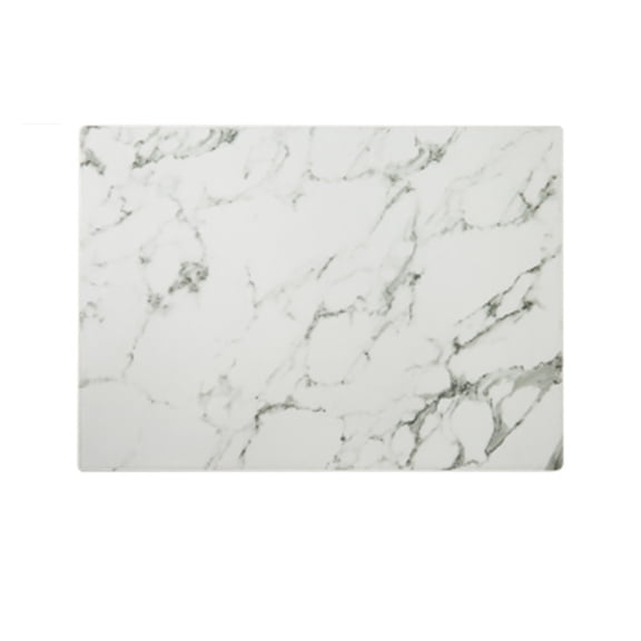 Leather Dining Table Placemat, Heat Resistant Anti Skid Kitchen Table Mat, Marble Texture Western Style Mat