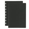 thumbnail image 1 of Leather Discbound Notebook Cover, A5 Size Disc Planner Cover for Arc Notebook Happy Planner, Black, 1 of 6