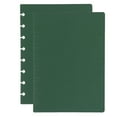 thumbnail image 1 of Leather Discbound Notebook Cover, A5 Size Disc Planner Cover for Arc Notebook Happy Planner, Green, 1 of 6
