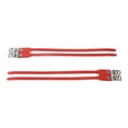 thumbnail image 1 of Leather Dobule PedalToe Straps Red, 1 of 2
