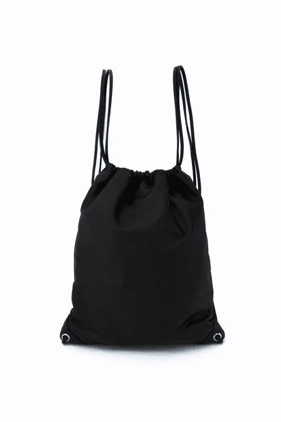 Leather Drawstring Backpack