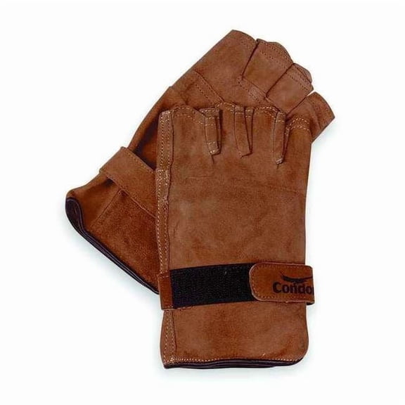 Leather Drivers Gloves, Hook-and-Loop Cuff, Wing Thumb, Brown, XL, 1 PR 1VT52