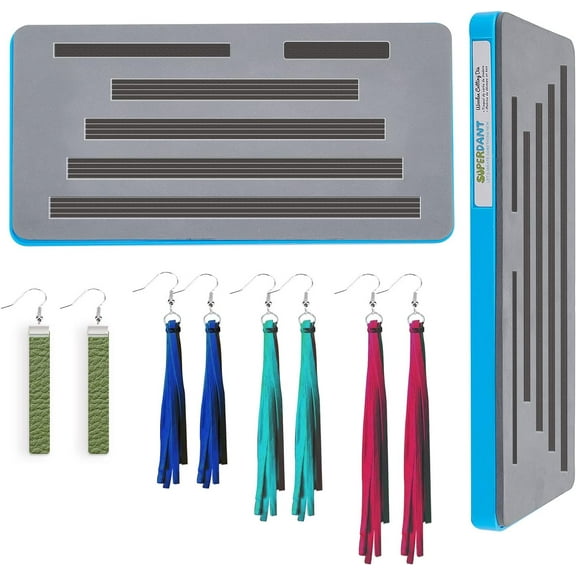 Leather Earring Dies 4 Styles - Large Size Tassel Die Cutting Machine for DIY Crafters Mixed Color