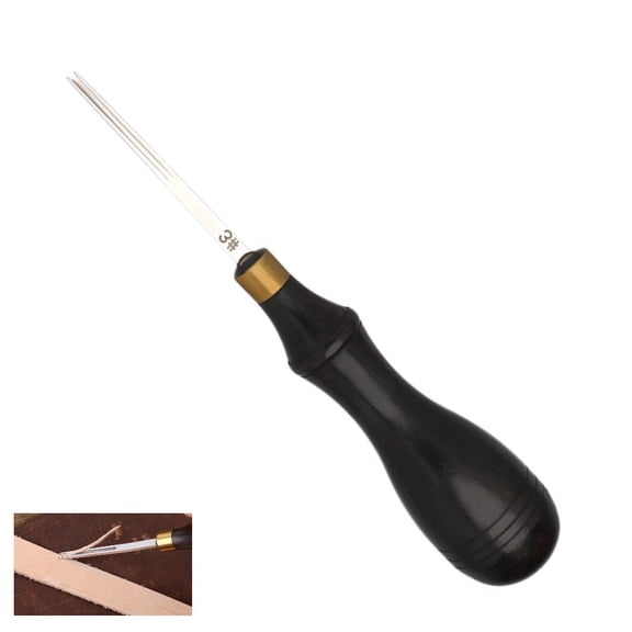 Leather Edge Beveler Tool 1.3mm, Fits 1.52.5mm Leather Craft Work