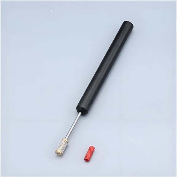 Leather Edge Paint Pen Roller Applicator for DIY Leathercraft, Aluminum Alloy Handle with Mesh & Grid Tips for Edge Painting, Gluing & Sealing  Reusable & Easy to Clean