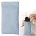 thumbnail image 1 of Leather Eyeglasses Cases PU Soft Sunglasses Pouch Squeeze Top Portable Glasses Cases for Men Women, 1 of 8