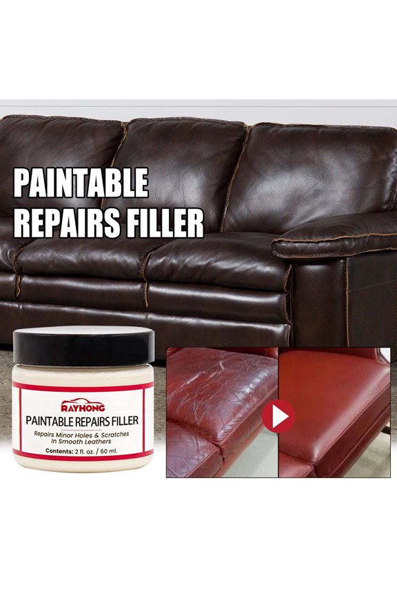 Leather Filling Paste, Used To Or Repair Holes, Tears, Cracks, Scratches In Leather Car Seats, Furniture, And Shoes - Flexible., Usupdd 2025 Leather Filling Paste, Used To