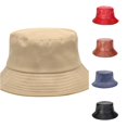 thumbnail image 1 of Leather Fisherman Hat Mens and Womens Casual Basin Hat Solid Color Outdoor Hat Hop Beach Hat M, 1 of 4