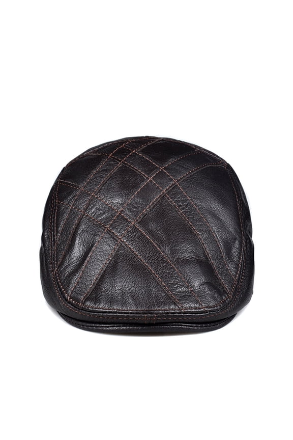 Leather Flat Cap Mens Newsboy Cap Leather Hats WOMen Beret Cap Vintage Cap Driving Hat Summer Flat Cap Gatsby Cap ,Fashion