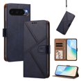 thumbnail image 1 of Leather Flip Wallet Case for Google Pixel 9 Pro XL/Pixel 10 Pro XL, Card Holder Magnetic Closure Protective Phone Cover,Blue, 1 of 7