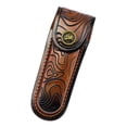 thumbnail image 1 of Leather Folding Knives Sheath Reinforced Stitching Wear Resistant Premium Belt Loop Protective Sleeve For Tactics Gear, 1 of 8