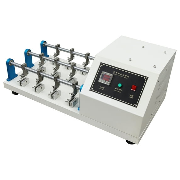 Leather Folding Resistance Testing Machine with 12 Groups Fixtures Leather Flexing Tester