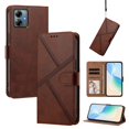thumbnail image 1 of Leather For Motorola Moto G Power 2025 / 2026, Flip Wallet Leather Case With Card Holder Magnetic Closure Protective Phone Cases Cover,Brown, 1 of 7