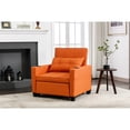 thumbnail image 1 of Leather Futon | Adjustable Back, USB & Side Pockets | Relaxing in Living Room, 1 of 6