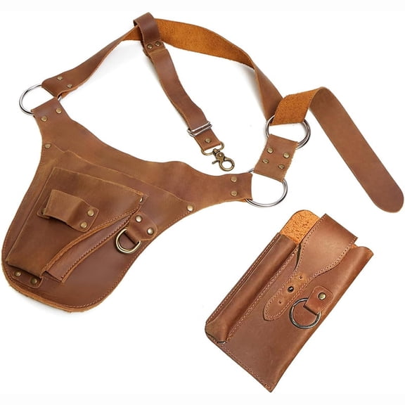 Leather Garden Utility Belt for Women - Florist Tool Holster, Gardening Apron - Tool Belt for Women - Gardening Belt - Gardening gift for women - Utility belt