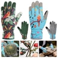 thumbnail image 1 of Leather Gardening Gloves for Women and Men, TSV Garden Gloves with Touch Screen, Thorn Proof Puncture Resistant Working Gloves for Weeding, Digging, Planting, Raking and Pruning, 1 of 7