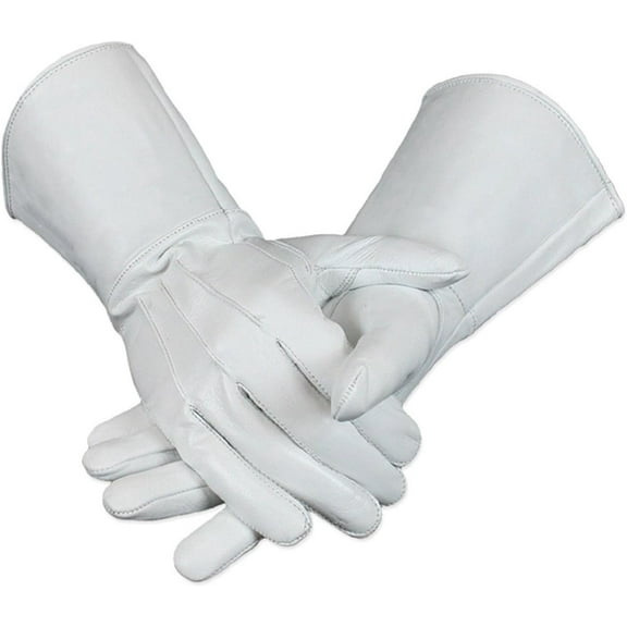 Leather Gauntlet Medieval Gloves Long Arm Cuff