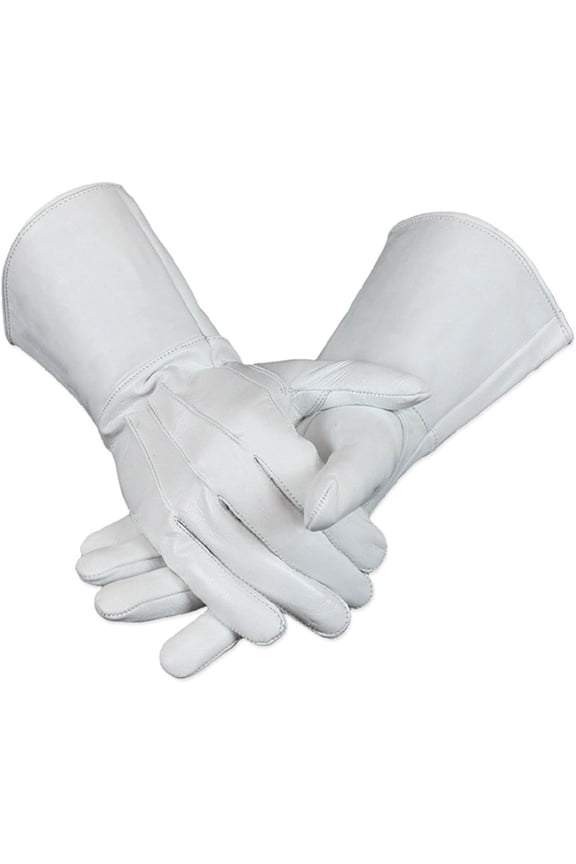 Leather Gauntlet Medieval Gloves Long Arm Cuff