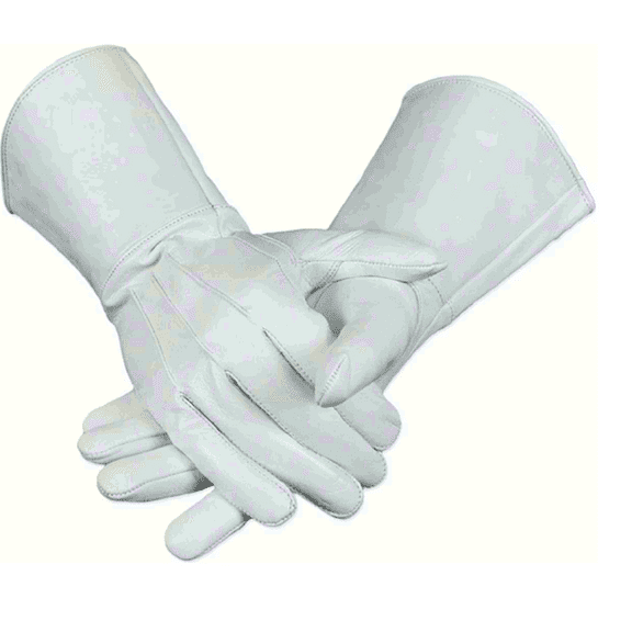 Leather Gauntlet Medieval Gloves Long Arm Cuff