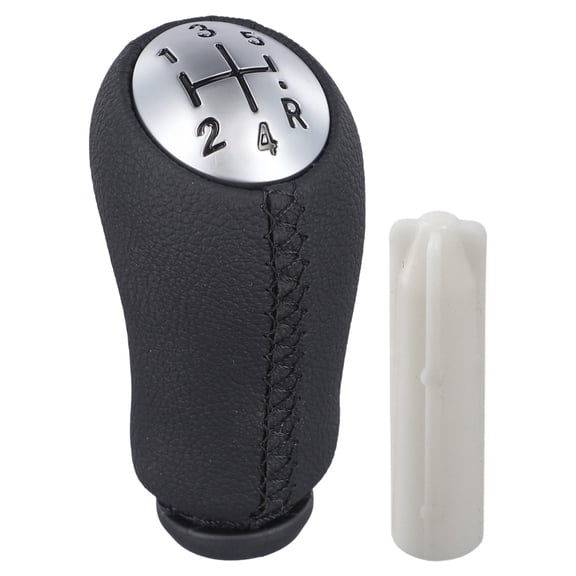 Leather Gear Knob Lever With 5 Speed Pattern for Renault for Clio Iii for Megane 2 for Laguna Compatible 2003 2009 Models