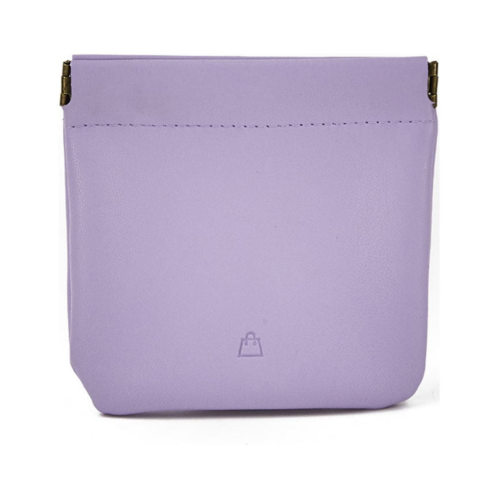 Leather Genuine Leather Squeeze Coin Purse, Coin Pouch Change Holder