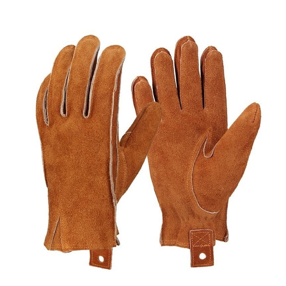 Leather Glove for Men Motorcycle Bike Horse Riding Driver Working Gloves