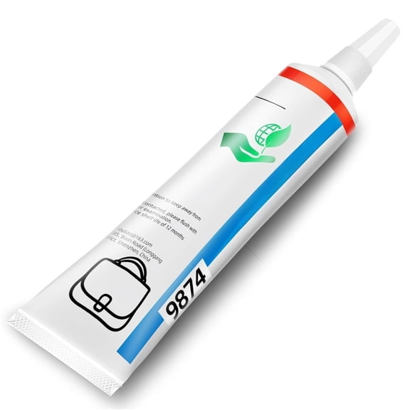 Unbranded Permanent Strong Waterproof Leather Adhesive, 2 fl oz, Clear