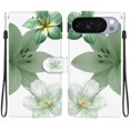 thumbnail image 1 of Leather For Google Pixel 11 Pro XL / 10 Pro XL 6.8-inch Crystal Material Wallet Case , With Card Holder,Wristband,Magnetic Clasp Kickstand Folio Cover,Color-1, 1 of 8