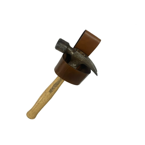 Leather Hammer | Hatchet AXE Belt Loop Holder Tool Holster Holder Riveted