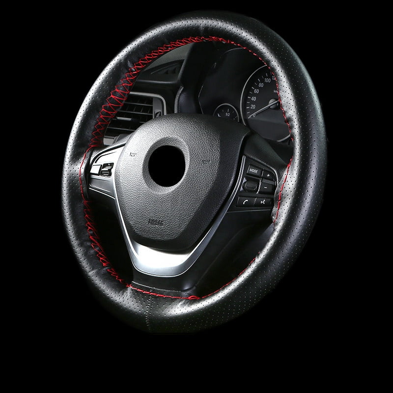 Leather Hand Seam Steering Wheel Sleeve Four Seasons Universal Leather