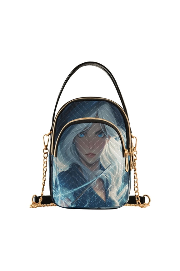 Leather Handbag Crossbody Bag Blue-eyed Grimoire
