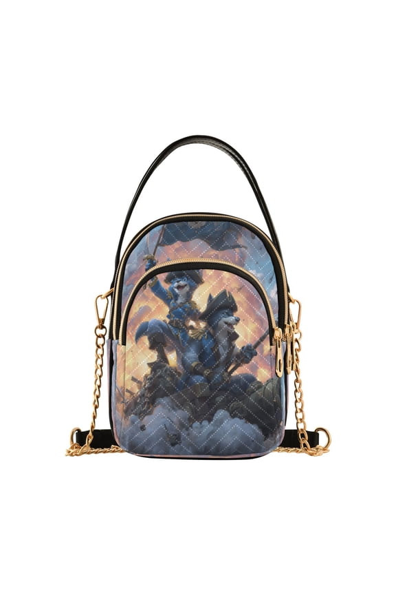 Leather Handbag Crossbody Bag Fox Pirate