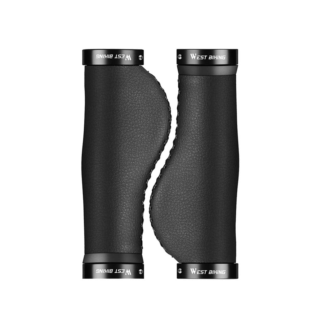 Leather Handle Grip Tape Bicycle Mountain Bike Handlebar Grips ...