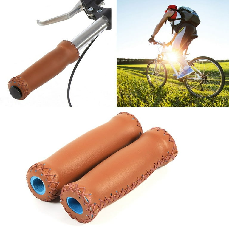 Leather mtb grips outlet