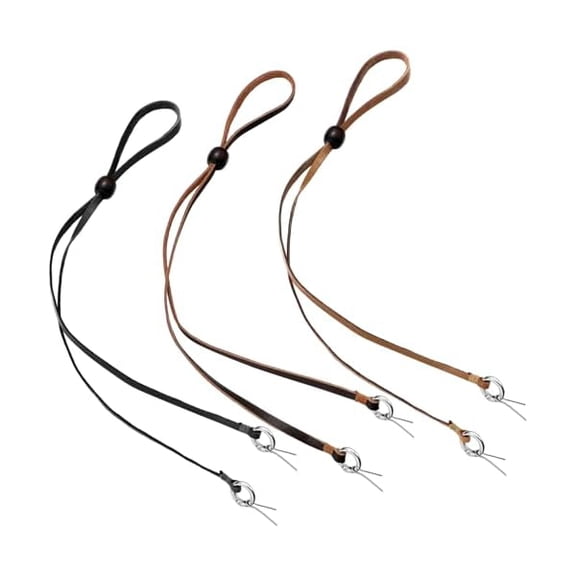 Leather Hat Chin Strap Stampede Strings for Cowboy Hats Removable Cap Chin Cord for Men Women Sun Hats