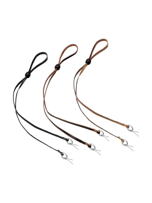 Leather Hat Chin Strap Stampede Strings for Cowboy Hats Removable Cap Chin Cord for Men Women Sun Hats