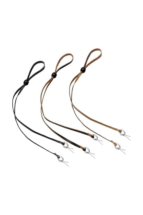 Leather Hat Chin Strap Stampede Strings for Cowboy Hats Removable Cap Chin Cord for Men Women Sun Hats