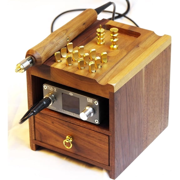 Leather Heat Edge Creaser Machine, Leather Electric Heating Press Tool, Leather Sealing Stamping Heater Folder Creasing Scoring