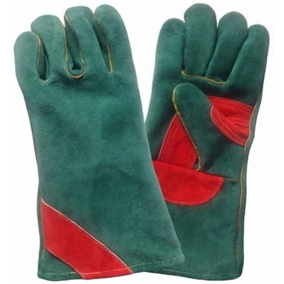 Leather Heat Resistant Forge Welding Gloves Grill BBQ Glove Flame Retardant Long Sleeve Warm Winter Work Glove