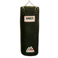 thumbnail image 1 of Leather Heavy Bag for Boxing MMA Muay Thai Fitness Workout Training Punching Heavy Bag Filled 120lb, 1 of 5