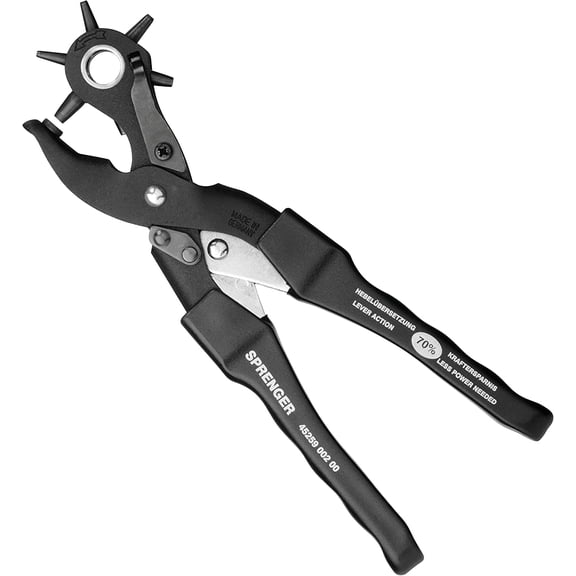 Leather Hole Punch - Made in Germany Handheld Professional Tool for Products