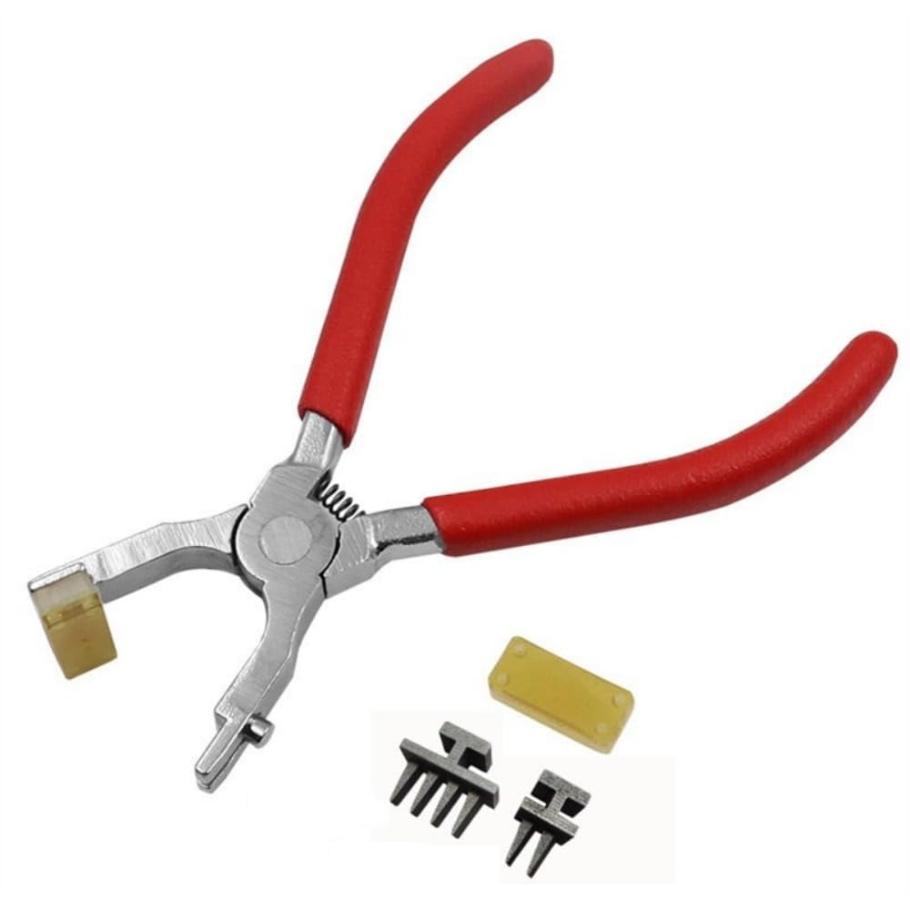 Leather Hole Punch Tool Stitching Hand Pliers 4mm Leather Craft Tool For Belts Straps Saddles Shoes