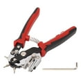 Leather Hole Punch with 6 Holes 360 Degree Rotating Adjustment