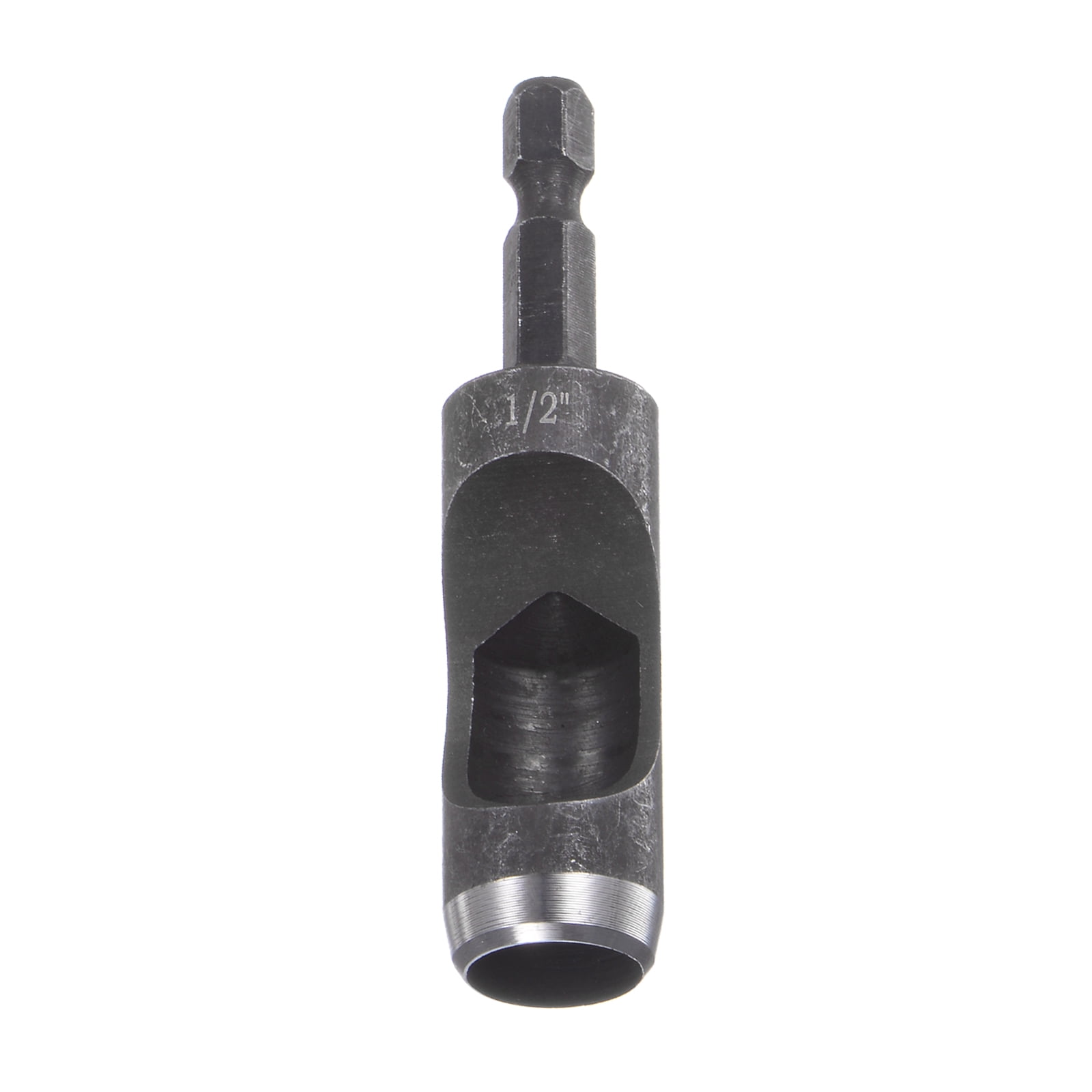 Leather Hollow Punch Hex Shank for Drills, 1/2
